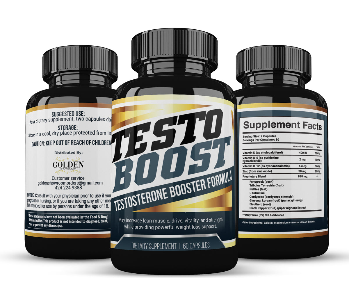 Testoboost – Golden Showroom